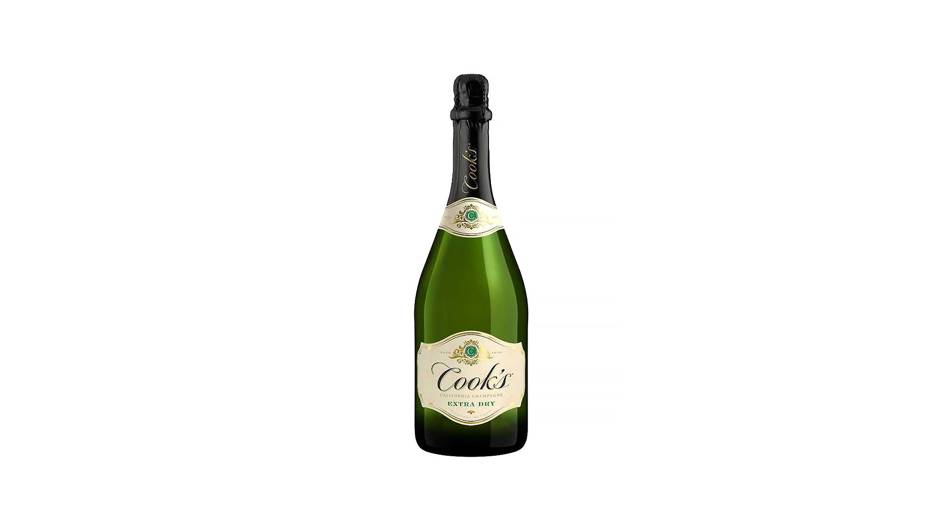 Order Cook’s Extra Dry Champagne 750ml  12% abv food online from Pink Dot store, Santa Barbara on bringmethat.com