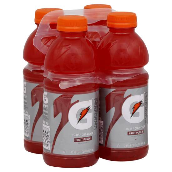 Order G2 Thirst Quencher, 02 Perform, Fruit Punch, 20 fl oz - 4 ct food online from Rite Aid store, Stark County on bringmethat.com