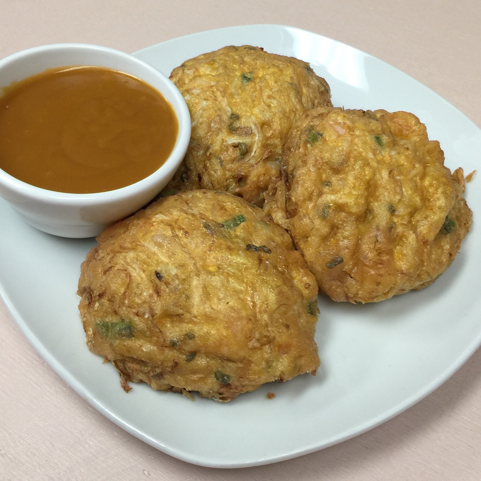 Order 36. Chicken Egg Foo Young food online from AA Chinese Restaurant - Bronx store, Bronx on bringmethat.com