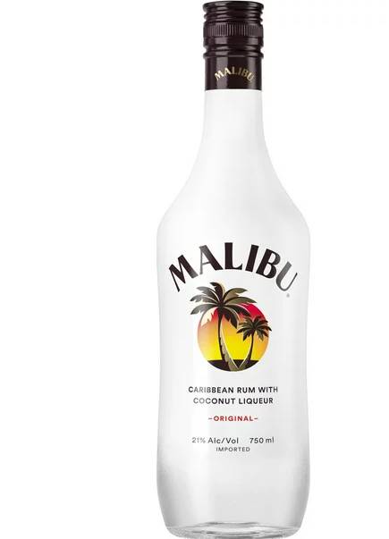 Order Malibu  Rum Coconut 750mL Bottle food online from Windy City Liquor Market store, El Cajon on bringmethat.com
