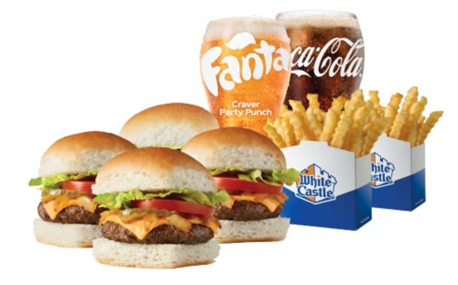 Order 1921 SLIDER SHARE-A-MEAL CAL 1660-2360 food online from White Castle store, Collinsville on bringmethat.com