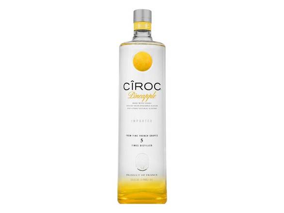 Order CIROC Pineapple Vodka - 1.75L Bottle food online from Josh Wines & Liquors Inc store, New York on bringmethat.com