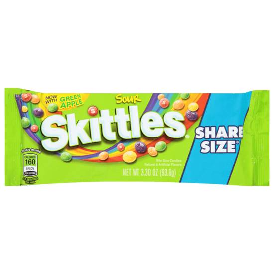 Order Skittles Sour Share Size 4oz food online from Casey store, Millstadt on bringmethat.com