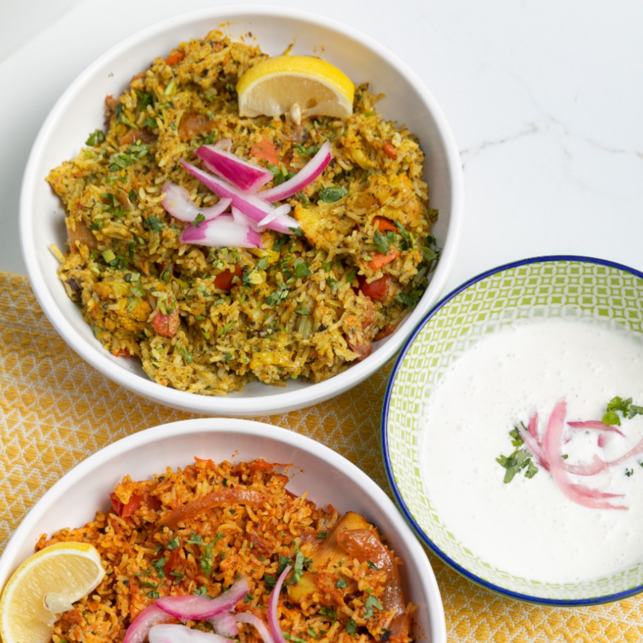 Order Vegetable Biryani food online from The Bombay Frankie Company store, Culver City on bringmethat.com