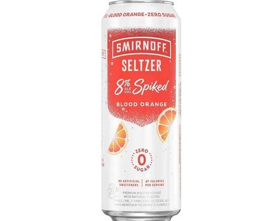 Order smirnoff seltzer blood orange,spiked 23.5 FL OZ , 8% alc/vol food online from Starway Liquor store, Bell Gardens on bringmethat.com