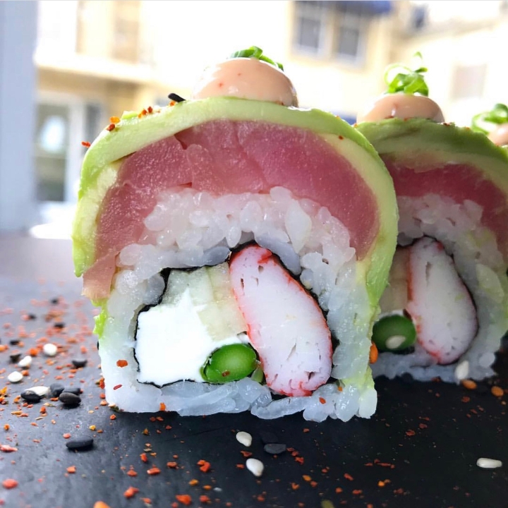 Order Florida Roll food online from Wave Asian Bistro & Sushi store, Mount Dora on bringmethat.com