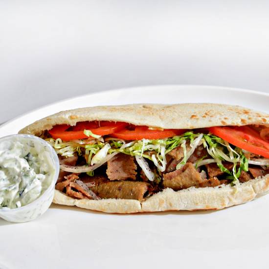 Order The Gyro Sandwich food online from The Perfect Pita store, Springfield on bringmethat.com