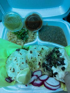 Order #8. Mulitas (Full Order) food online from La Halal Taco store, Los Angeles on bringmethat.com
