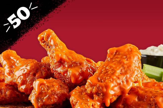 Order 50 Piece Wing food online from Wing Nut store, Homestead on bringmethat.com