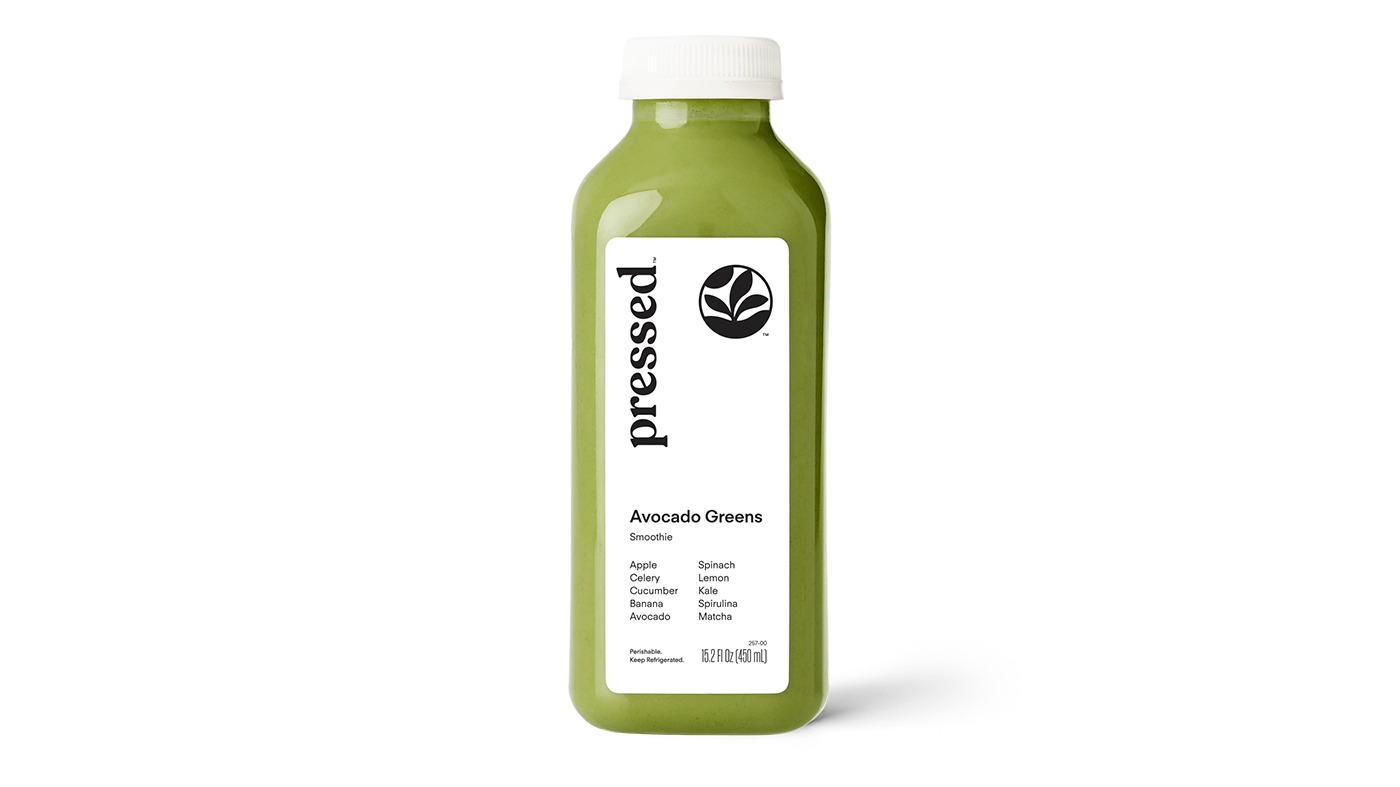 Order Avocado Smoothie w/ Greens food online from Pressed store, Beverly Hills on bringmethat.com