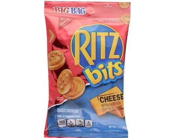Order Nabisco Ritz Bits Cheese Big Bag (3 oz) food online from Shell store, Gaithersburg on bringmethat.com