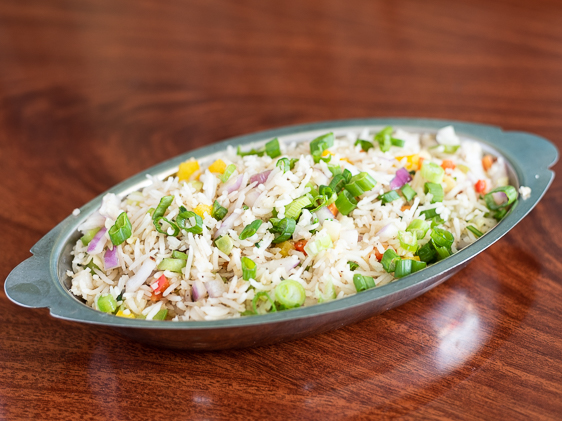 Order Vegetable Fried Rice food online from Dosa Place store, Fremont on bringmethat.com