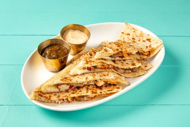 Order HOUSE QUESADILLA food online from Tocaya Modern Mexican store, Los Angeles on bringmethat.com