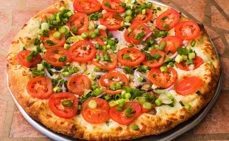 Order Vegetarian Pizza food online from Village Pizza store, Bonsall on bringmethat.com