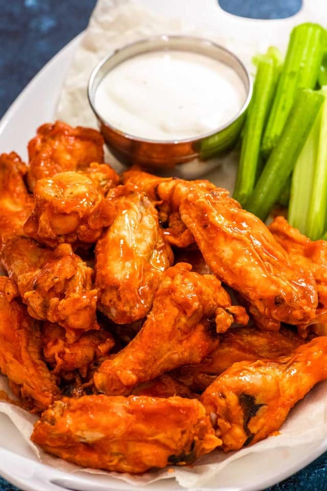 Order Buffalo Style Chicken Wings - Double (20 Pieces) food online from The WurliTzer Pizza Co. store, North Tonawanda on bringmethat.com