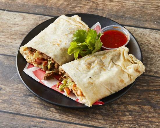 Order SuperKing Burrito food online from Taco Burrito King store, Channahon on bringmethat.com