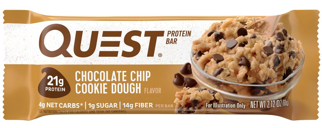 Order Quest Nutrition Protein Bar, Chocolate Chip Cookie Dough food online from Cvs store, SARATOGA on bringmethat.com