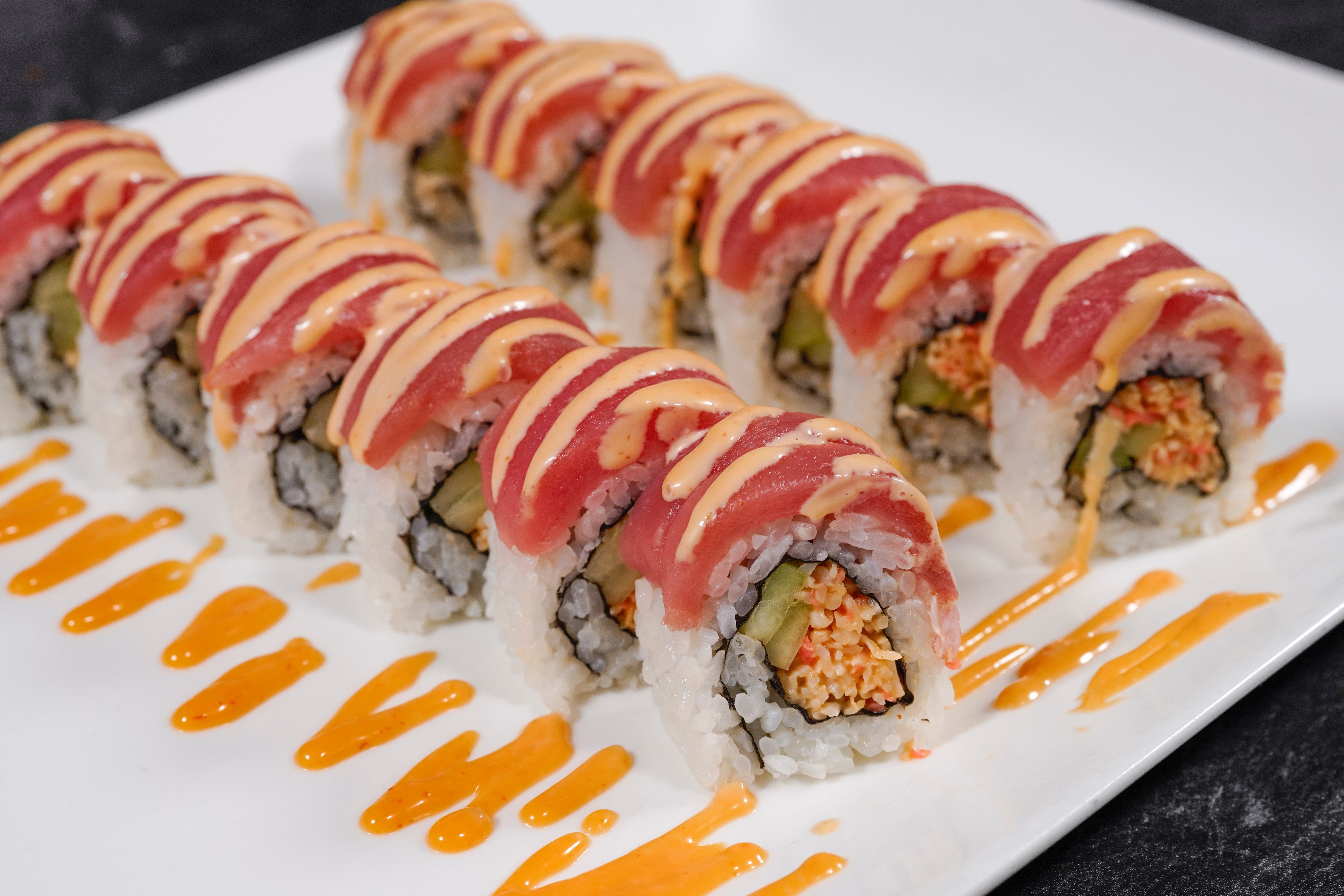 Order Tuna Roll food online from Golden Koi Buffet store, Roseville on bringmethat.com