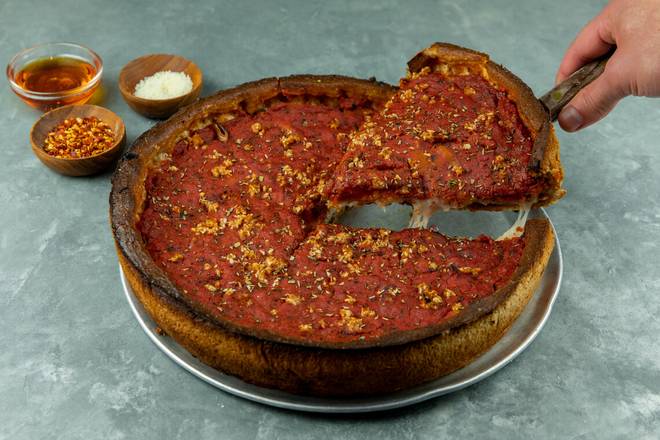 Order VEGAN DEEP 10" food online from Patxi's Pizza store, Livermore on bringmethat.com