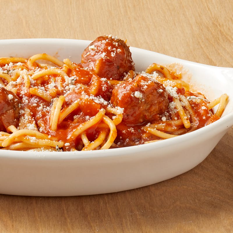 Order Spaghetti with Meatballs - Regular food online from Pizza Inn store, Mesquite on bringmethat.com
