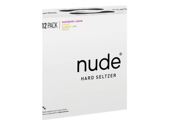 Order Nude Hard Seltzer Variety Pack - 12x 12oz Cans food online from Shar Armanetti Fine Wine & Spirits store, Carpentersville on bringmethat.com