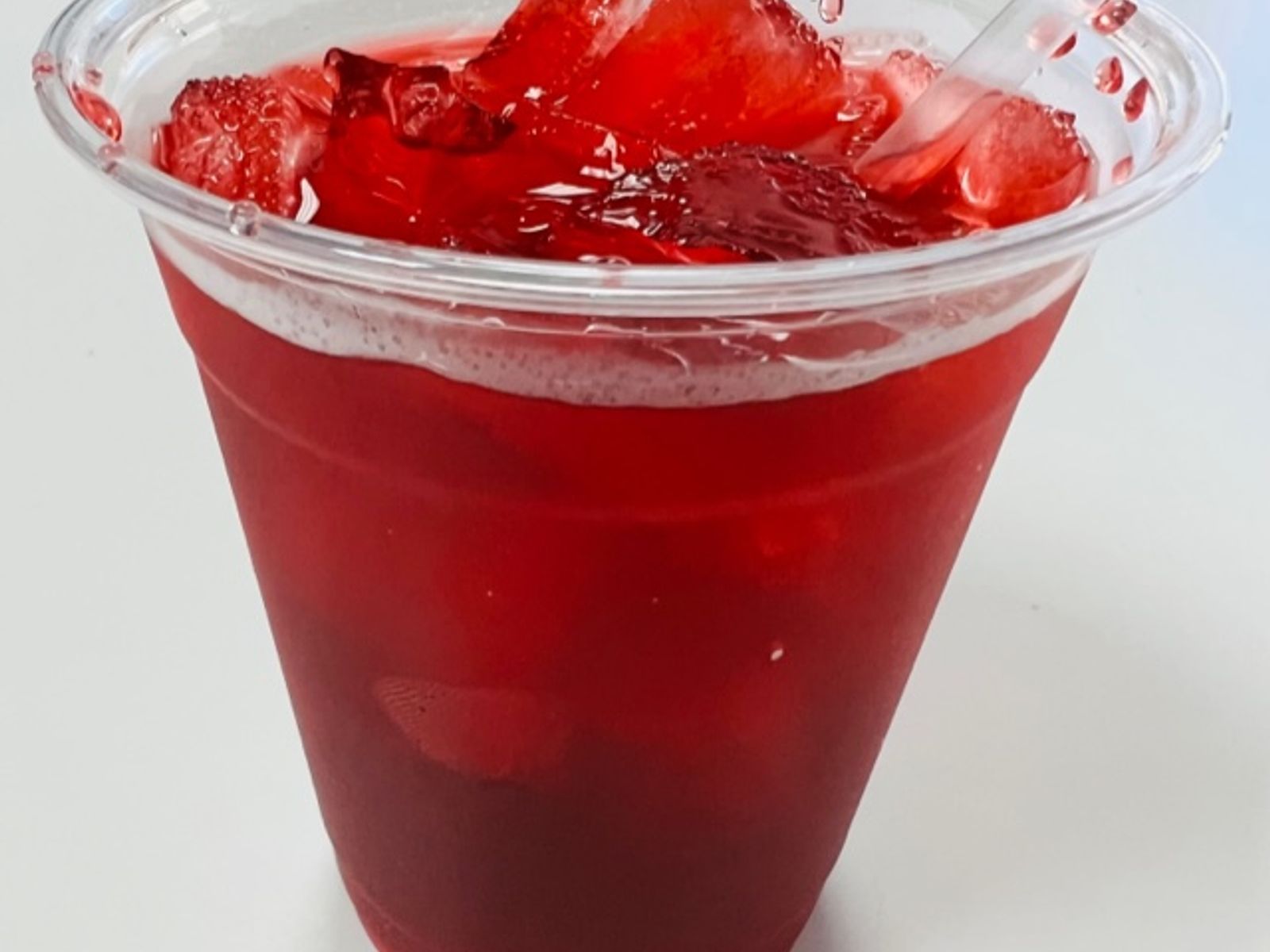 Order Agua Fresca Jamaica + Tequila food online from Onetaco store, Austin on bringmethat.com
