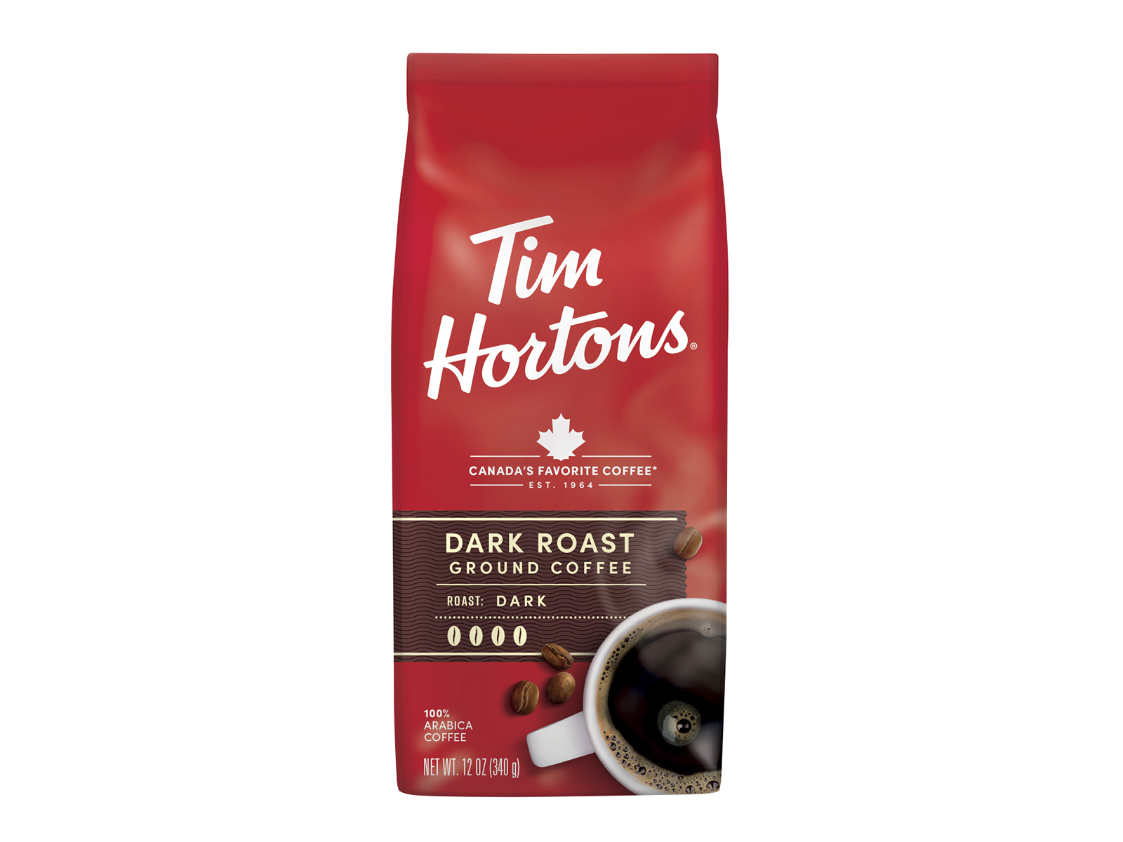 Order Dark Roast Ground Coffee, 12 oz. Bag food online from Tim Hortons store, Columbus on bringmethat.com