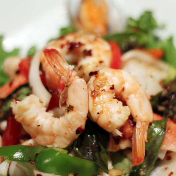 Order 40. Spicy Seafood Salad food online from Thai Spirit store, Los Angeles on bringmethat.com