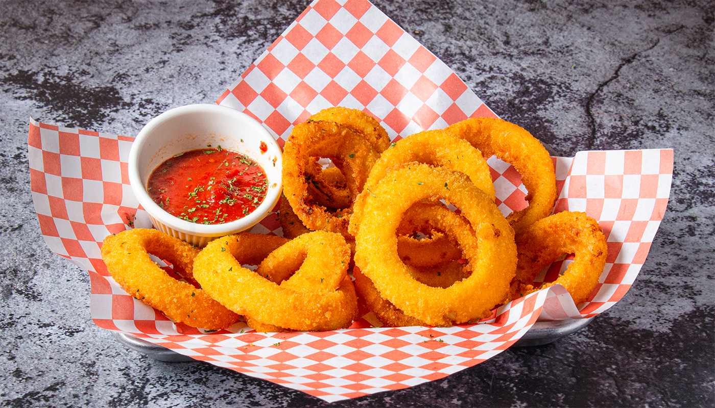 Order Onion Rings food online from Angelo's Stuffed Pizza store, Chicago on bringmethat.com