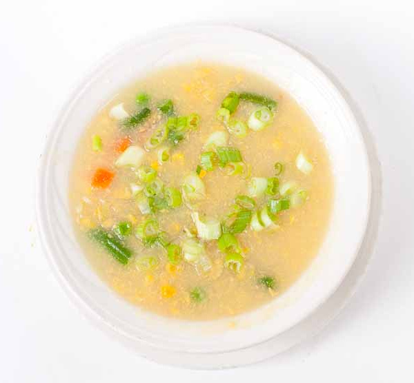 Order Vegetable Corn Soup food online from Priya Indian Cuisine store, Troy on bringmethat.com