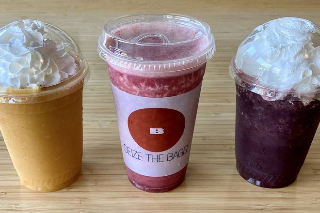 Order Frozen Fruit Smoothies (Vegan) food online from Seize The Bagel store, Vancouver on bringmethat.com