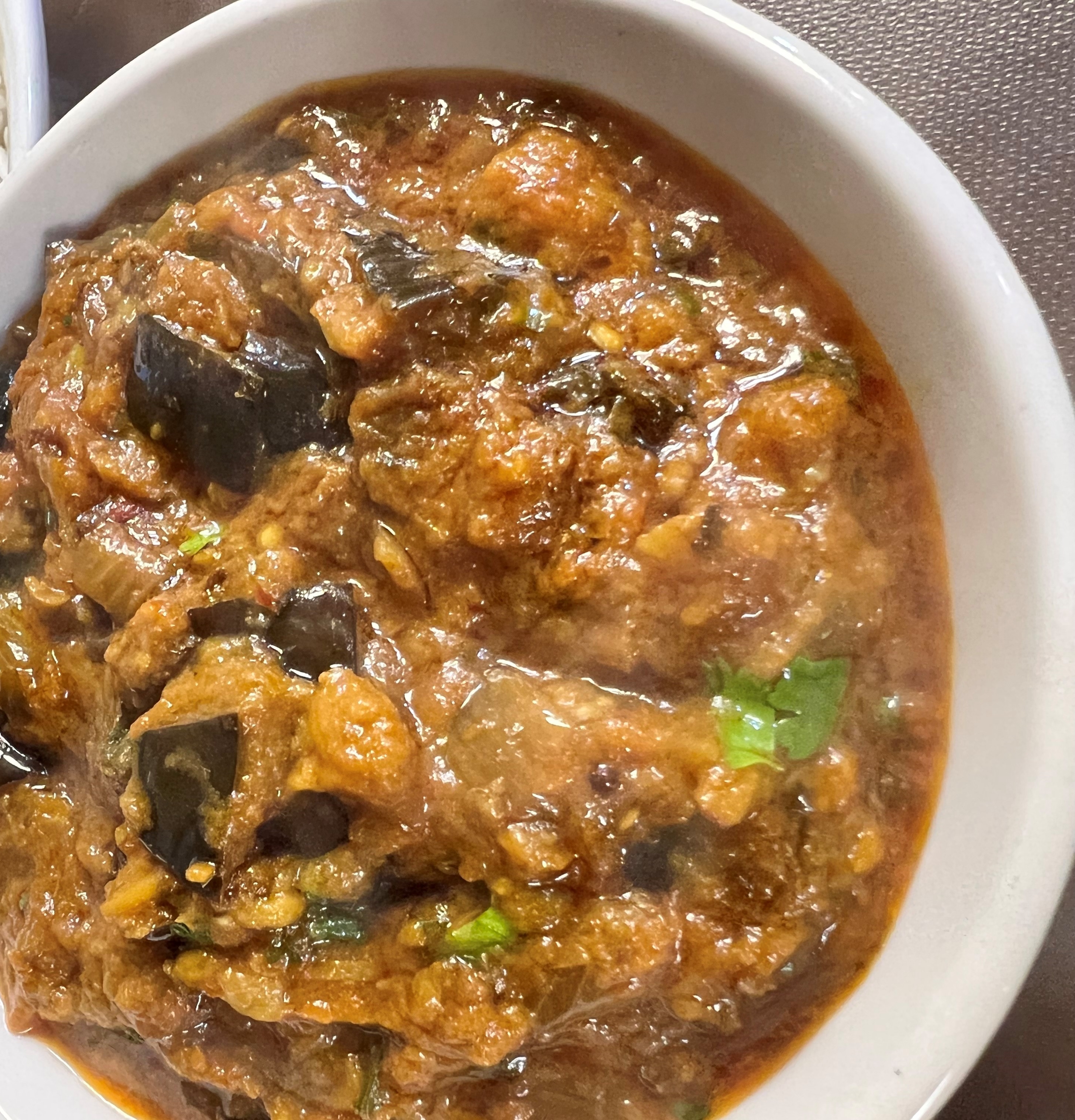 Order Eggplant Curry 8oz food online from Best of India store, Nashville on bringmethat.com