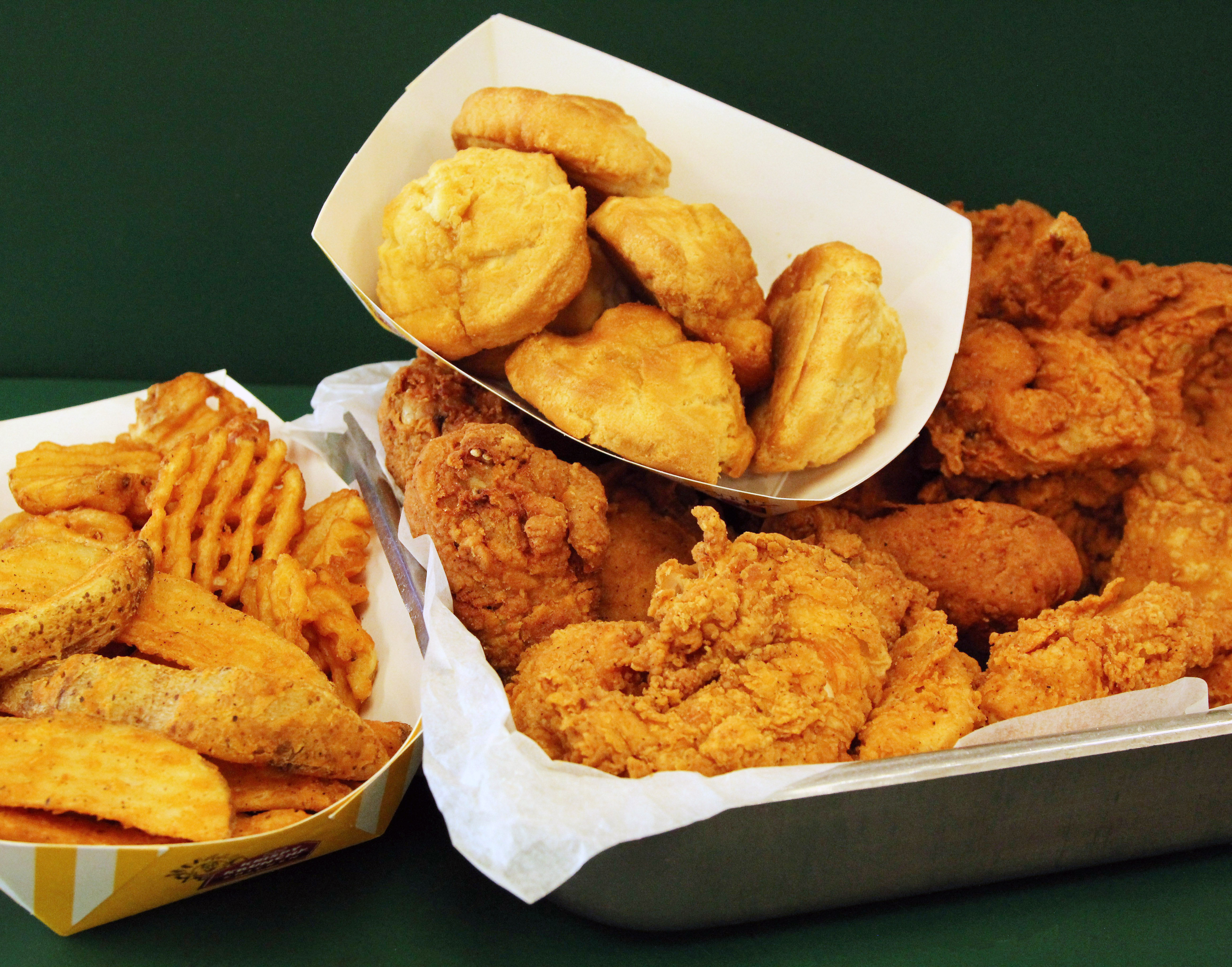Order Chicken and Tenders Family Platters food online from Pop N Shell store, Cleveland on bringmethat.com