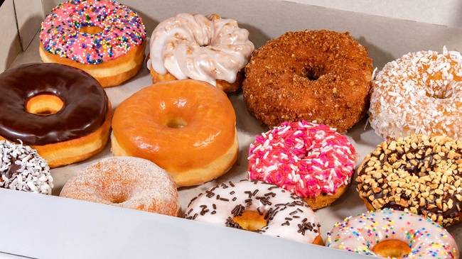 Order DOZEN DONUTS food online from Yum Yum Donuts store, El Monte on bringmethat.com