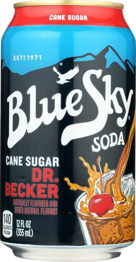 Order Blue Sky Cane Sugar Soda Dr Becker food online from Deerings Market store, Traverse City on bringmethat.com