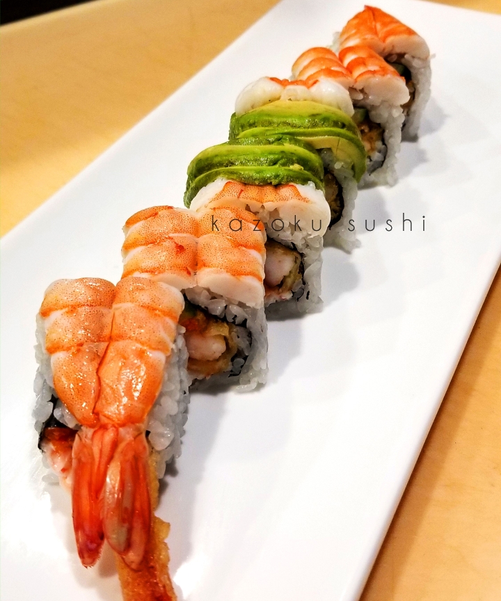 Order Double Shrimp Roll food online from Kazoku Sushi store, Troy on bringmethat.com