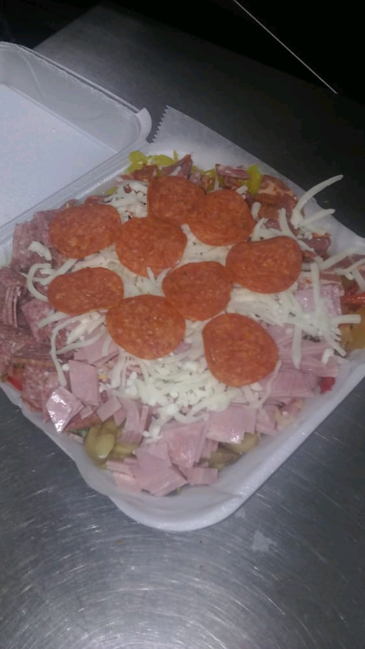 Order Antipasto Salad food online from Mike's Steakhouse store, Buffalo on bringmethat.com