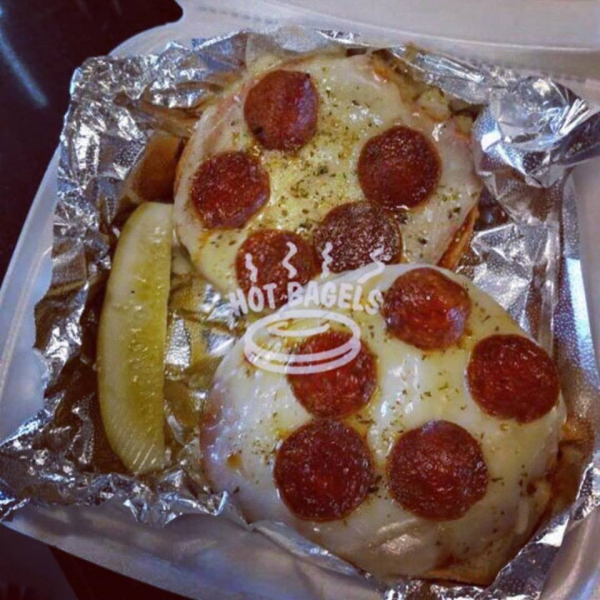 Order Pizza Bagel Special food online from The Original Hot Bagels store, Wilmington on bringmethat.com