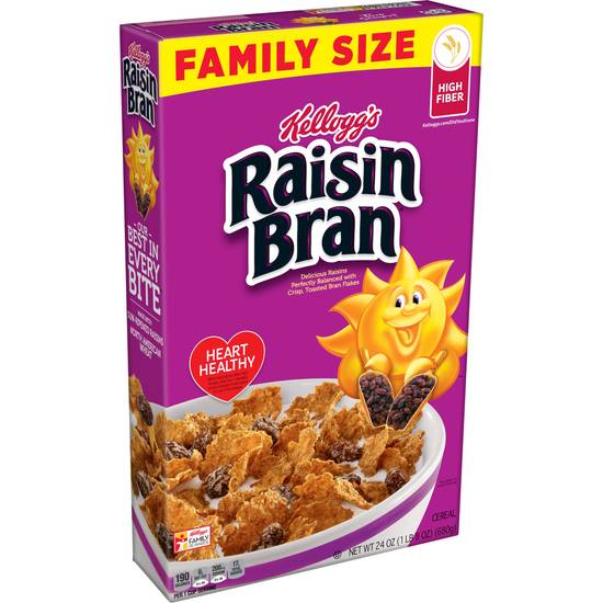 Order Raisin Bran Breakfast Cereal Family Size, 24 OZ food online from Cvs store, DOVER on bringmethat.com