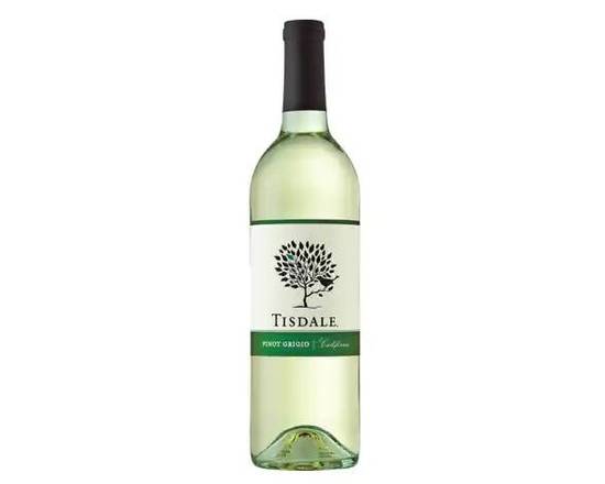 Order Tisdale Pinot Grigio, 750mL wine (11.5% ABV) food online from Tenderloin Liquor store, San Francisco on bringmethat.com