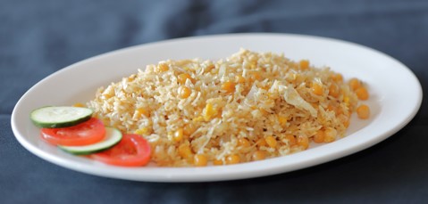 Order Chickpea Fried Rice food online from Dingdi Myanmar Restaurant store, Lewisville on bringmethat.com