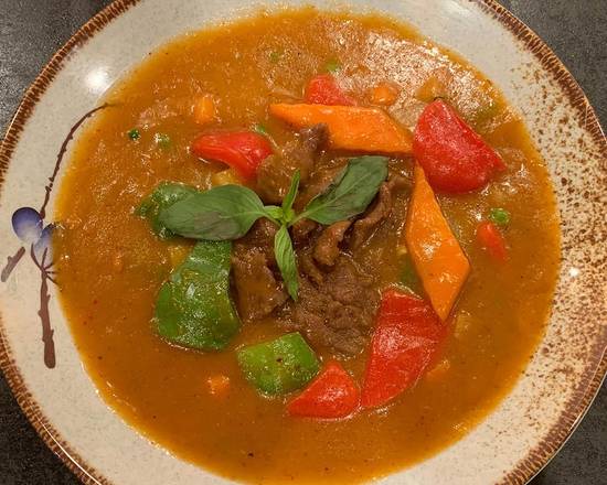 Order Panang Red Curry Beef[Gluten Free] food online from Asian Bistro Cedar City store, Cedar City on bringmethat.com
