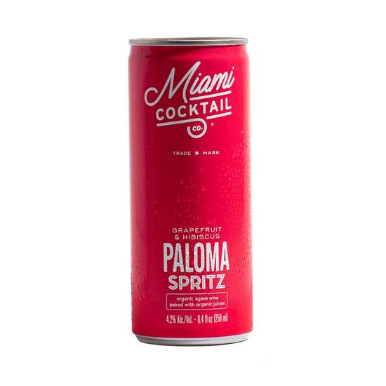 Order Miami Cocktail - Organic Paloma Spritz 4 pack | 4% abv food online from Pink Dot store, Chino Hills on bringmethat.com