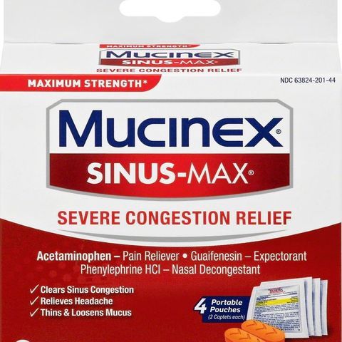 Order Mucinex Sinus Max Congestion Relief 8 Count food online from 7-Eleven store, Newark on bringmethat.com