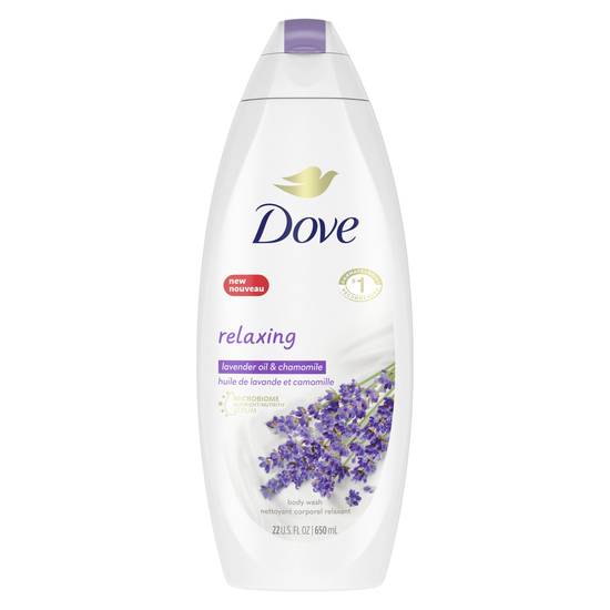 Order Dove Relaxing Lavender Body Wash, 20 OZ food online from CVS store, FRANKFORT on bringmethat.com