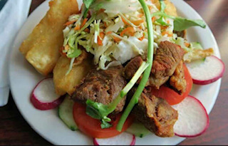 Order Yuca Frita con Chicharron food online from El Sabrosito store, Glendale on bringmethat.com