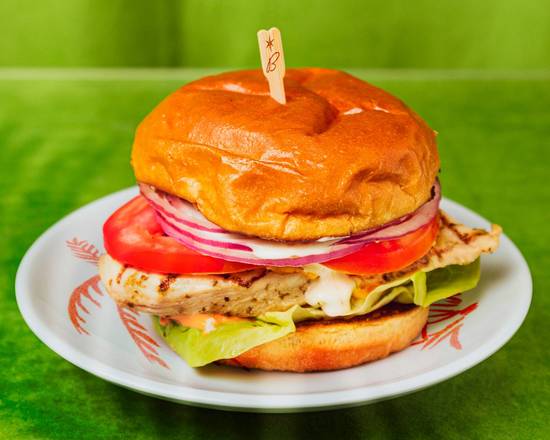 Order Grilled Chicken Sandwich food online from Burger Mansion store, Alexandria on bringmethat.com
