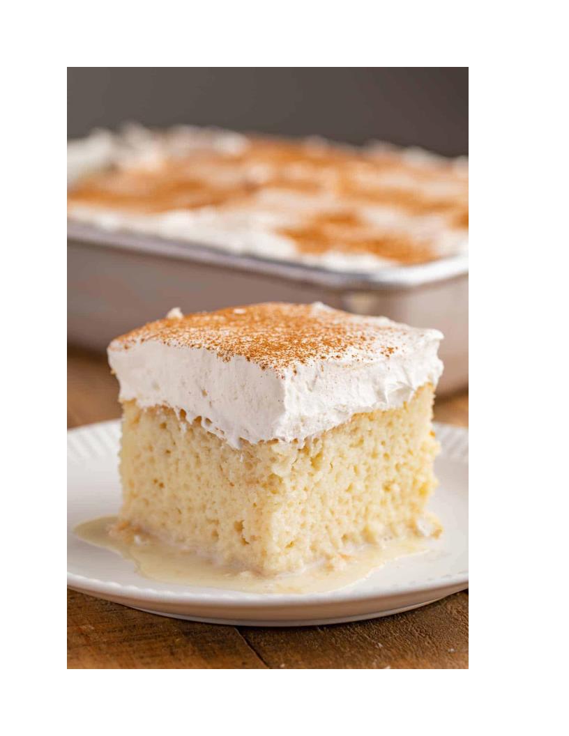 Order Tres Leches Cake food online from Federico Mexican Food store, Albuquerque on bringmethat.com