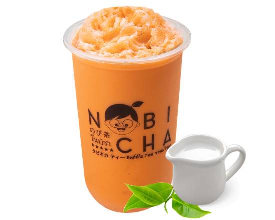 Order Thai Milk Tea Frappe food online from Nobi Cha Bubble Tea store, Atlanta on bringmethat.com