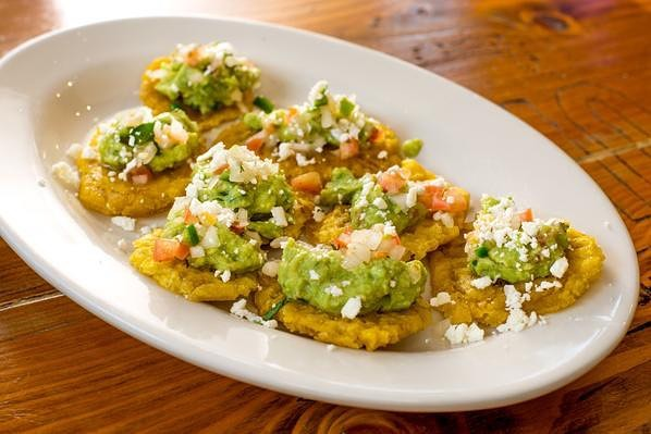 Order Tostones a la Mexicana food online from El Kucho Restaurant store, Brooklyn on bringmethat.com